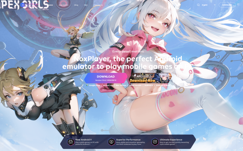 NoxPlayer Android emulator for playing mobile games on PC